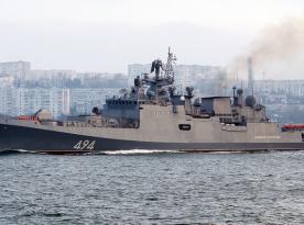 The UK Defense Intelligence: russian Frigate Moves to New Black Sea Base for Weapons Exercise
