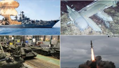 Russia’s Flagship "Moskva" Sunk, Alligator Helicopter Down, Annihilated Vehicles and UAVs: Weekly Summary of Most Epic Events on April 11-17th