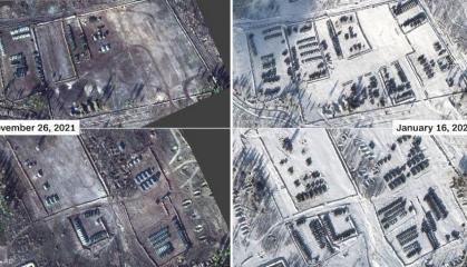 ​Satellite Imagery Proves Russia Deploys Army to Ukrainian Border