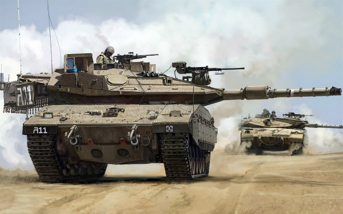 Israeli Merkava tank
