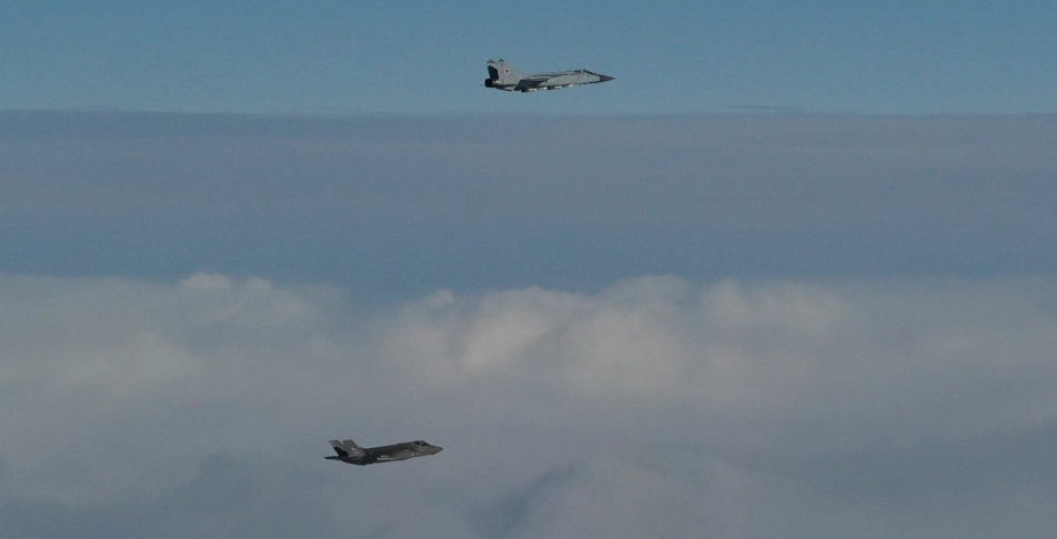 Norwegian F-35 aircraft intercepts russian MiG-21BM fighter on March 14, 2023 Defense Express Does russia Use Civil and Transport Aircraft to Violate the Airspace Because it Rans Out of Combat Aircraft