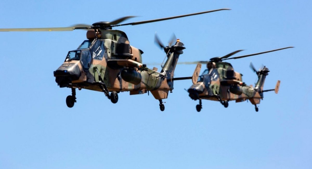 Eurocopter Tiger helicopters of the Australian Defence Force / Photo credit: Australian Defence Force