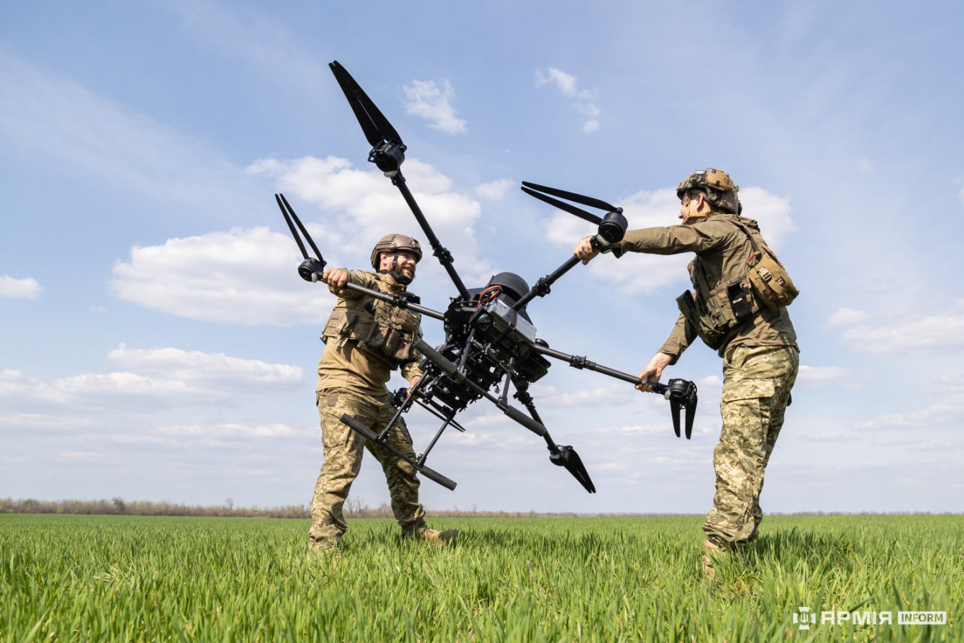 Ukraine’s Unmanned Systems Forces Showed the Work of Their Bombers, Vampire unmanned bomber octocopter, Defense Express