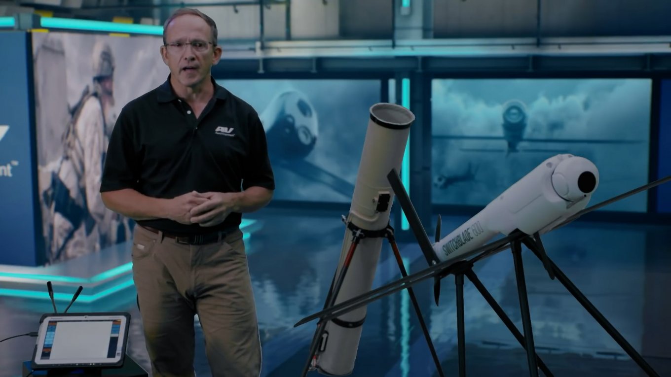 Video-presentation of the Switchblade 600 loitering munition