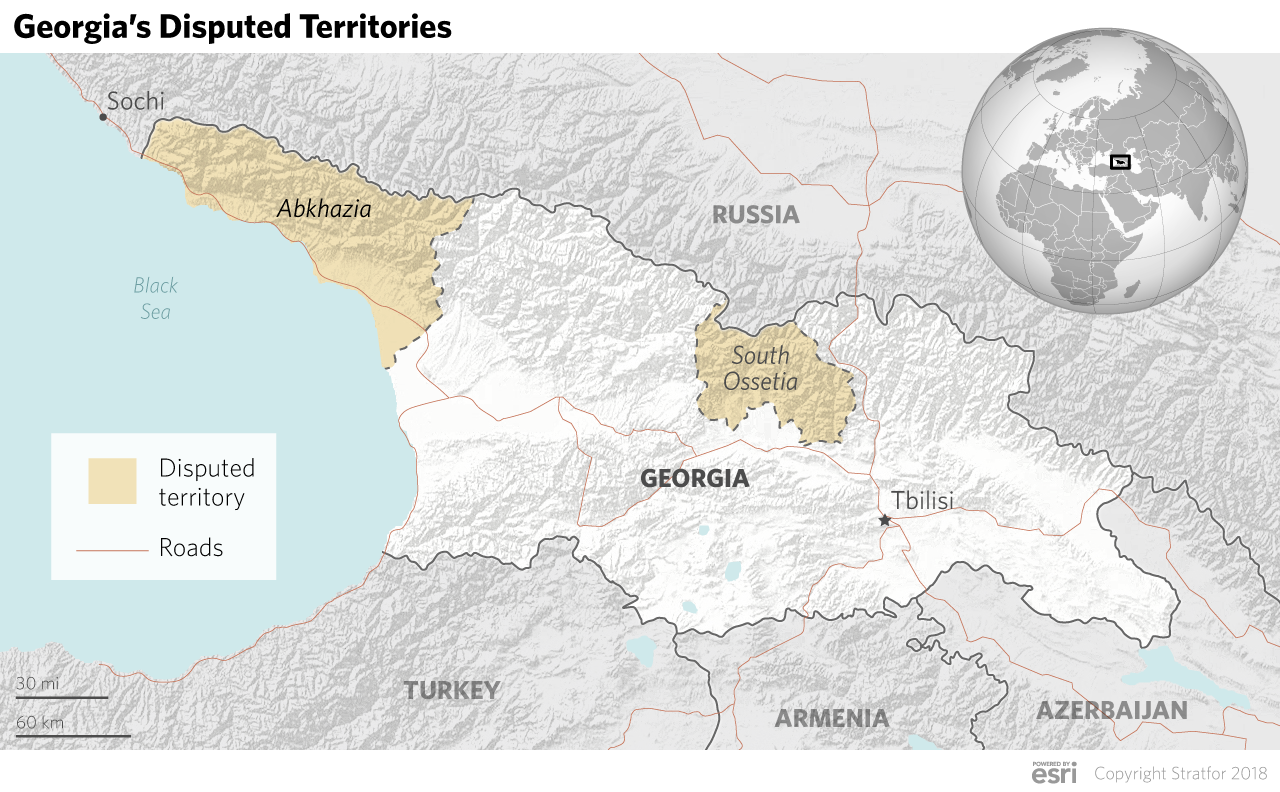 Region's map, ussia's War Scenario in Ukraine Was Written Long Before 2022: Five Day russo-Georgian War