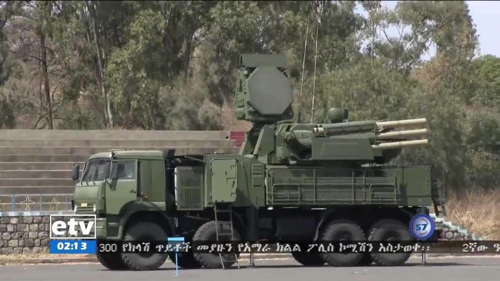 Ethiopian armed forces Pantsir SPAAGM, archival image / Open source photo