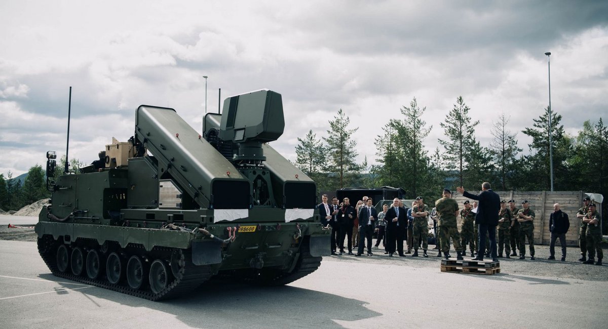 ACSV G5 in the air defense variant is demonstrated to the Norway's military officials, May 2023