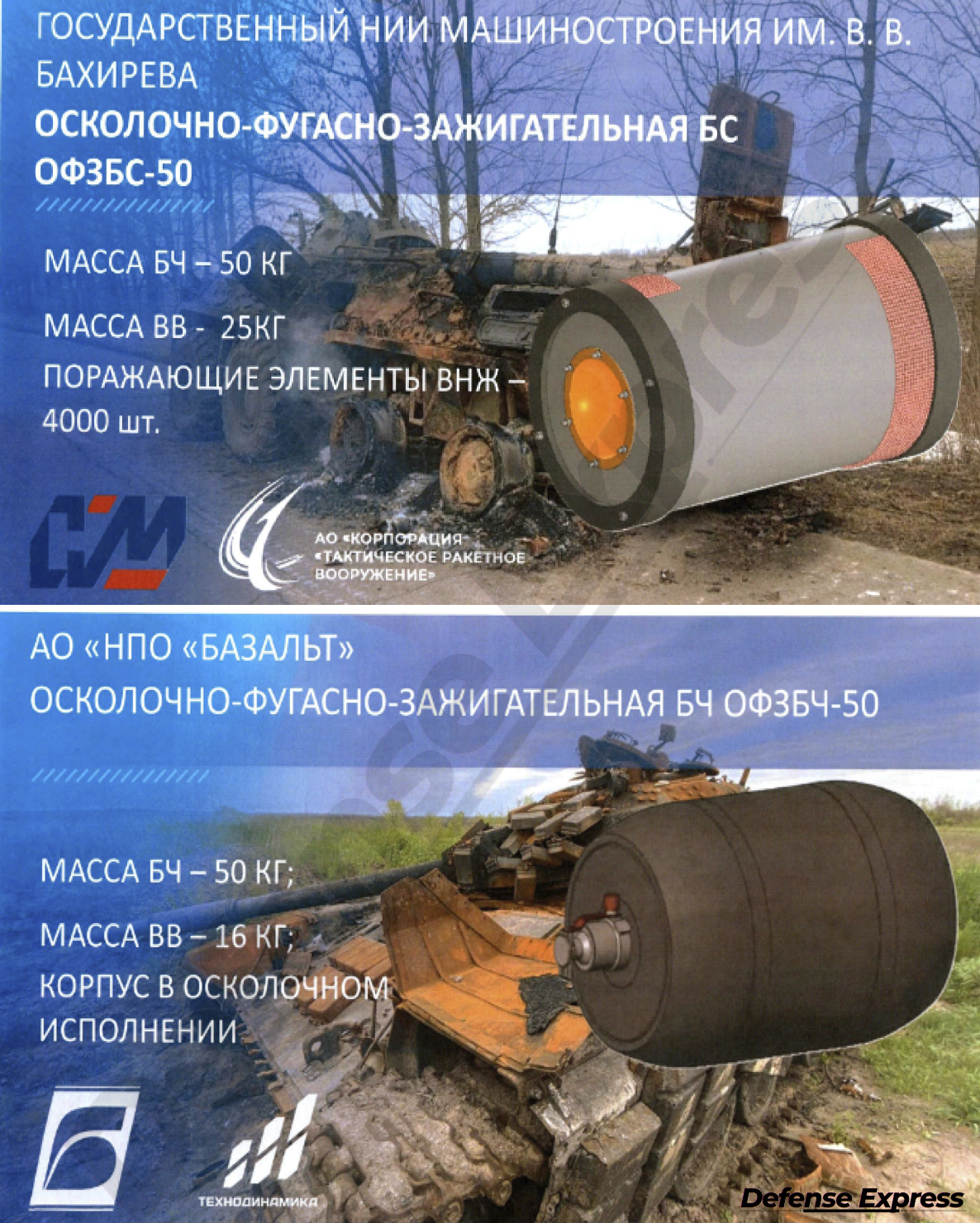 New 50-kg warheads for Shahed-136 / Defense Express / Shahed-136's New 90-kg Warhead and Other Findings of the Alabuga Data Leak