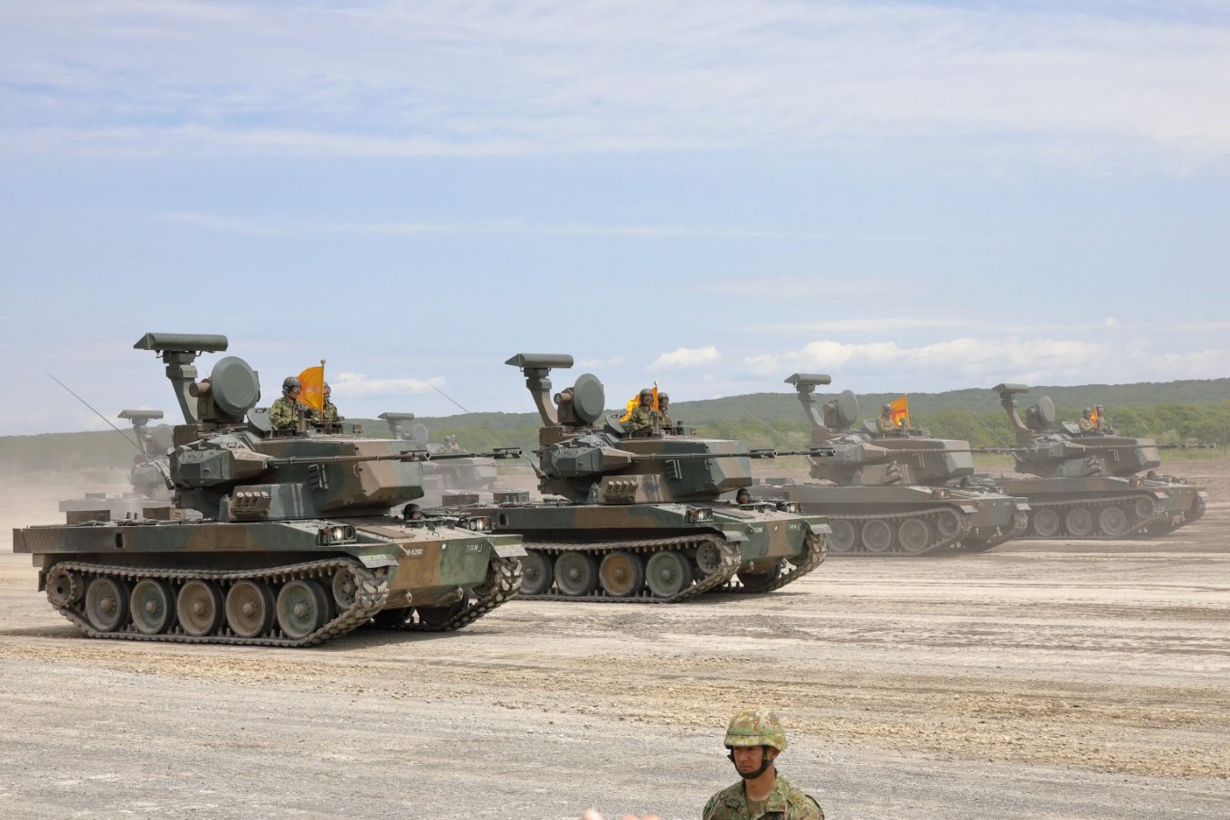 Japan’s Gepard equivalent, the Type 87 / Open source photo