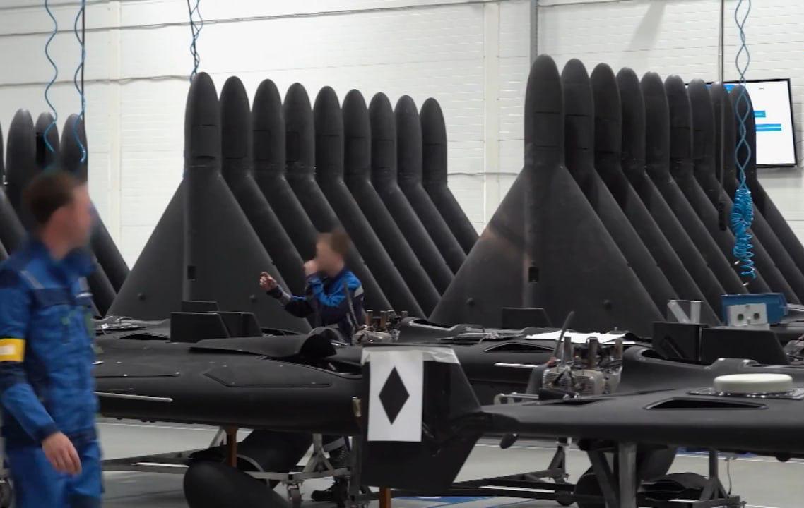 russia shows off mass production of Shahed/Geran-2 drones for propaganda purposes, summer 2025 / Open-source photo