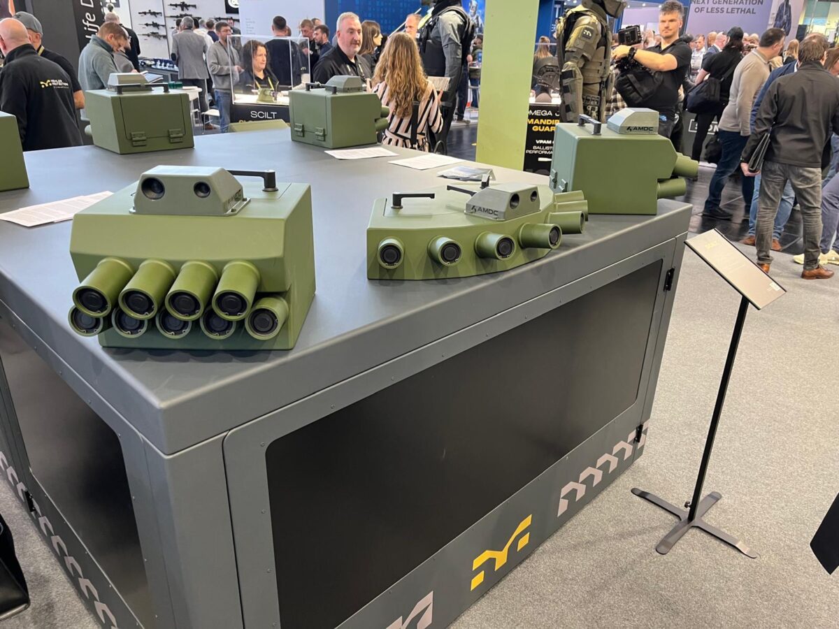 SCILT anti-drone active protection system during Enforce Tac 2026