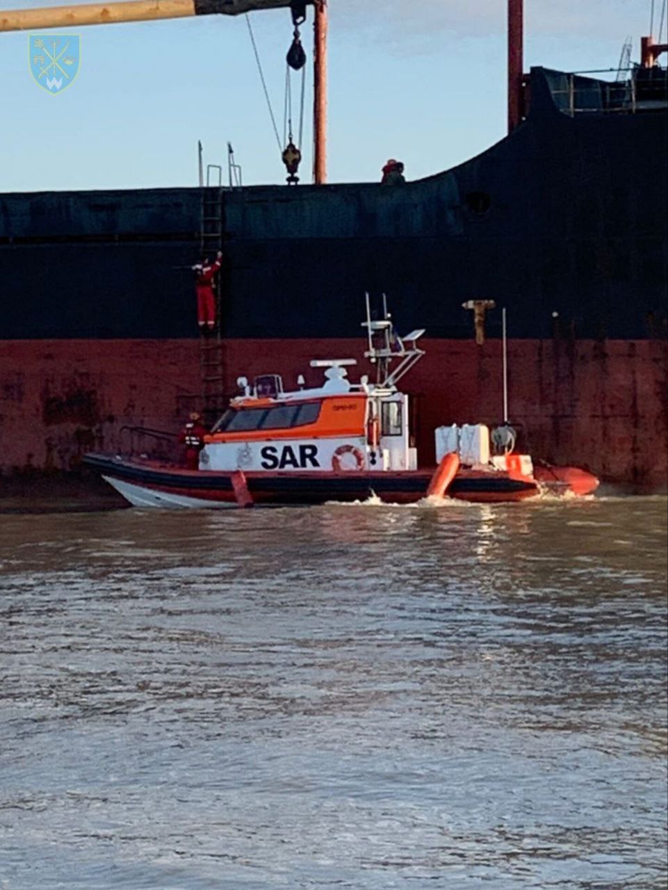The bulk carrier lost its course and control and a fire broke out on the upper deck Defense Express Civilian Ship Hit the russian Mine in Black Sea, Prompt Rescue Saved Crew