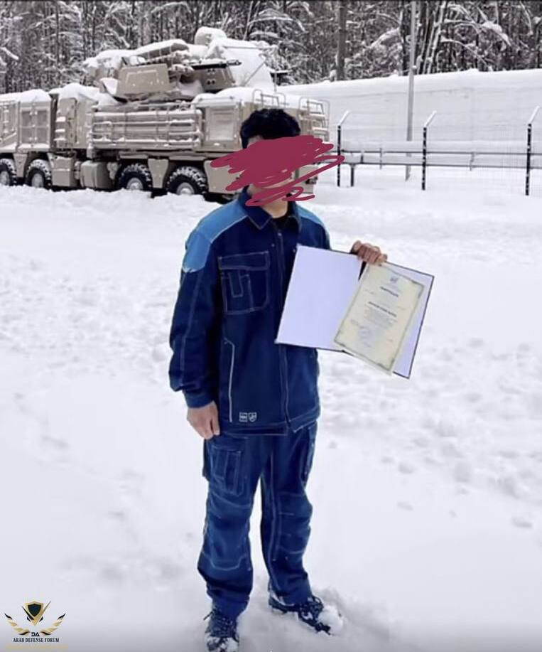 Photo allegedly showing a Saudi graduate of a russian course for Pantsir system operators, published in February 2024 / Defense Express / Saudi Arabia Buys Pantsir Air Defense Systems From russia: Will Riyadh Face Consequences?