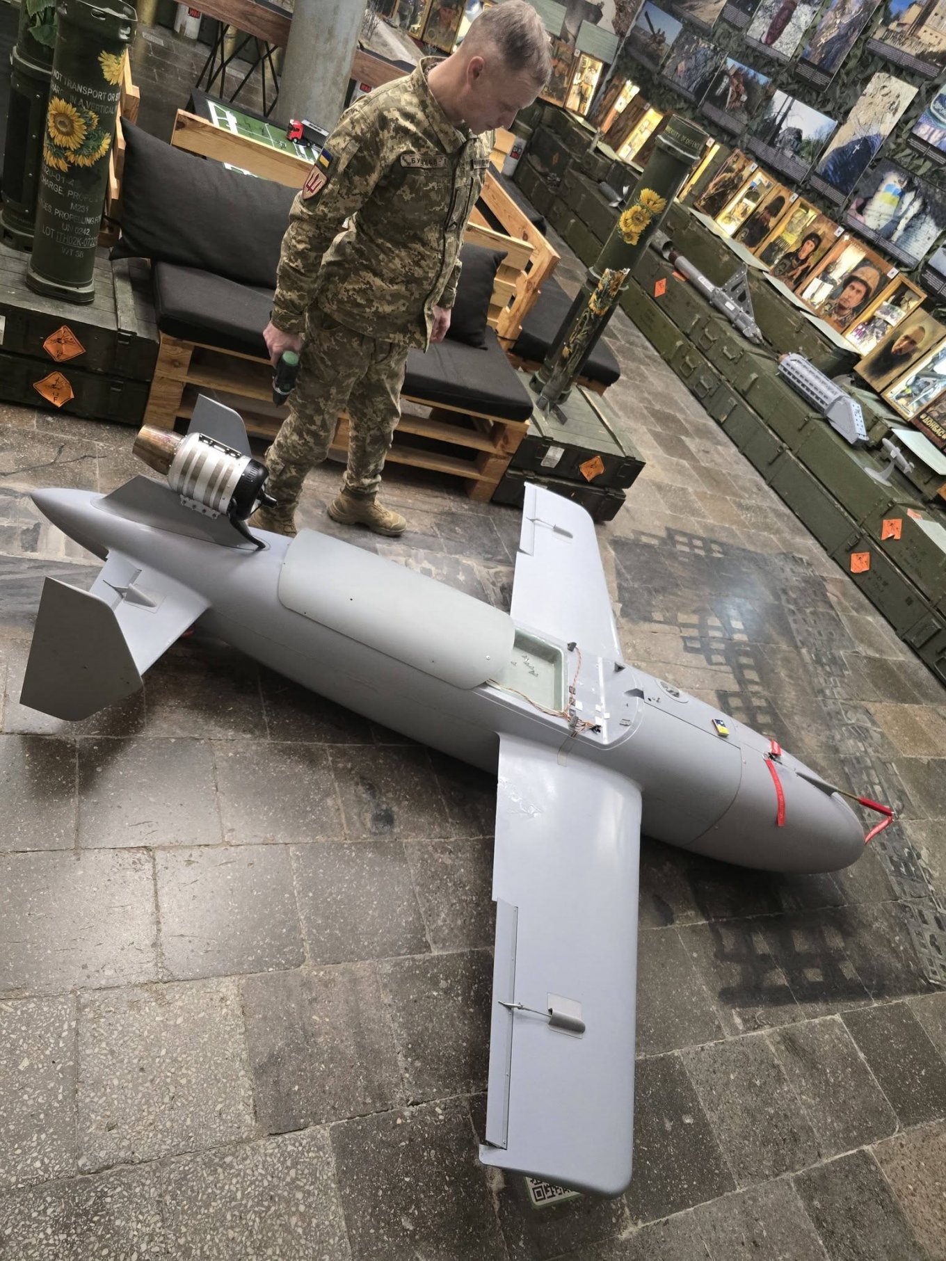 Ukrainian Bars missile-drone / Photo credit: Museum of russian-Ukrainian War at National Defense University of Ukraine