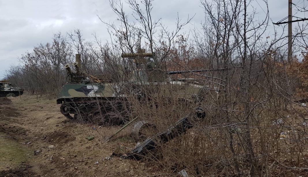 One of a host of BMD-2 vehicles abandoned by Russian soldiers, Defense Express, Top Ten Ranking of Russian Armored Vehicle Types by Numbers Lost in Ukraine War