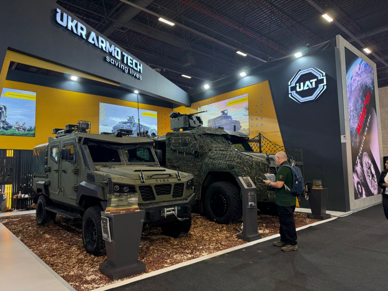 UAT.GYURZA-02 and UAT.TISA armored vehicles at the IDEF 2025 exhibition in Turkiye / Defense Express / Ukraine at IDEF-2025: Which Weapons Made Waves and Drew Foreign Attention