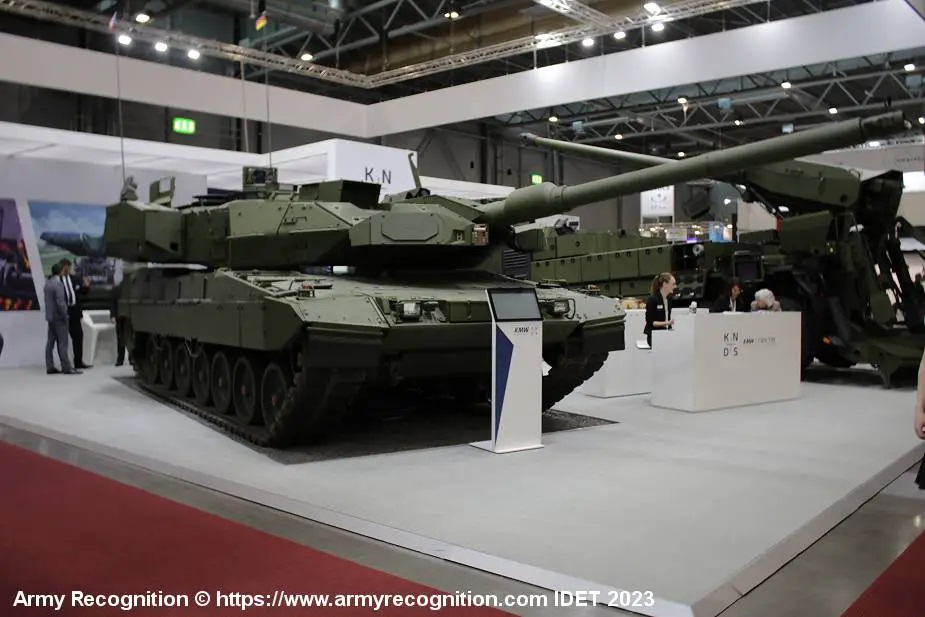 Leopard 2A8 mới nhất tại triển lãm quân sự IDET 2023