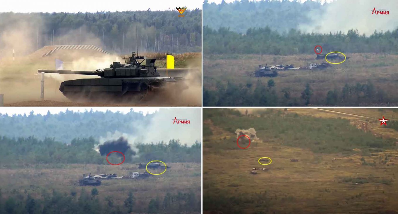 Best russian crews tried to land a hit on an immobile target, but only 8 out of 16 landed / Defense Express / Moscow Cancels Tank Biathlon, Notorious for Shots Missing Stationary Targets