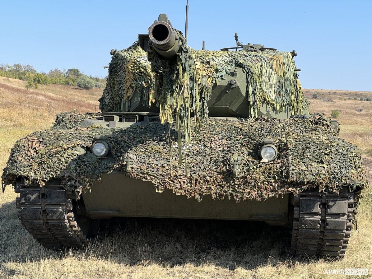 Leopard 1A5 in service with the Armed Forces of Ukraine, September 2023