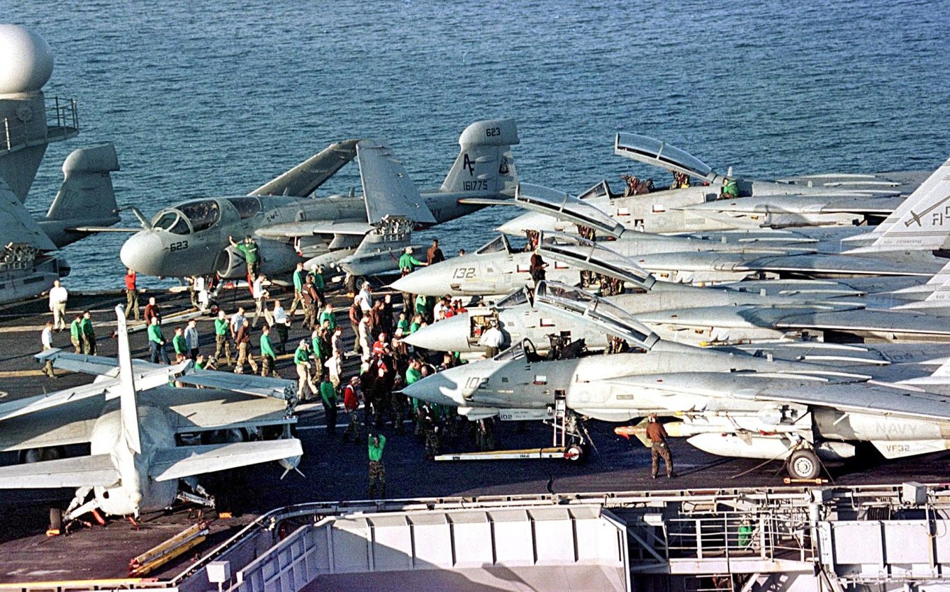 U.S. Navy's aviation during the preparation for the Desert Fox operation in 1998