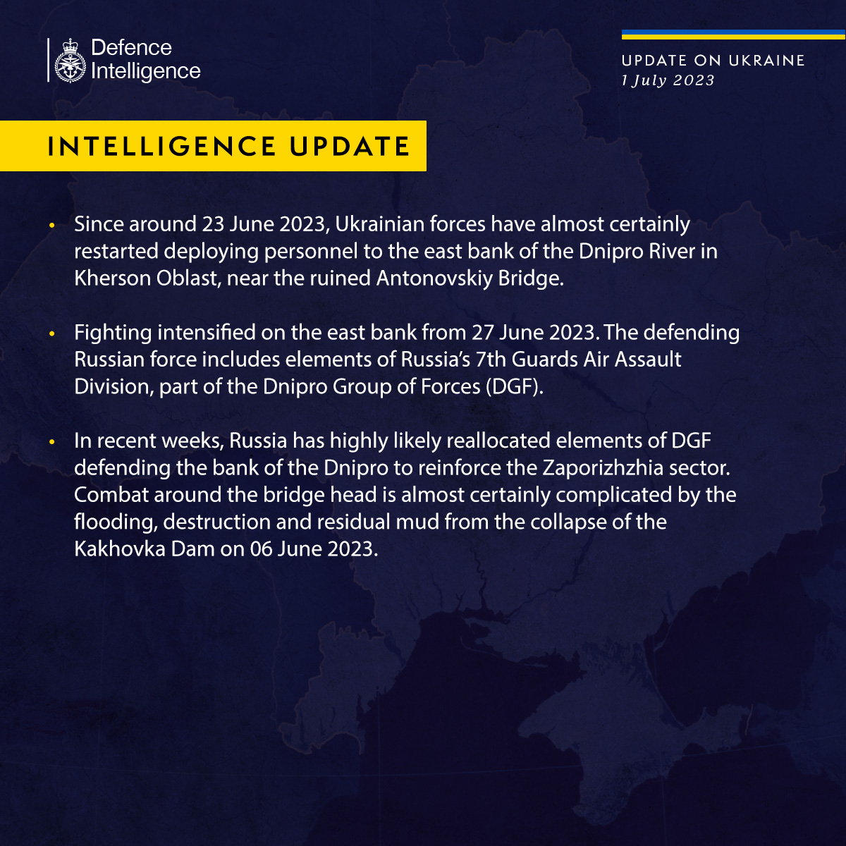 The UK Defense Intelligence Says About Ukrainian Troops Actions on Dnipro River’s East Bank, Defense Express