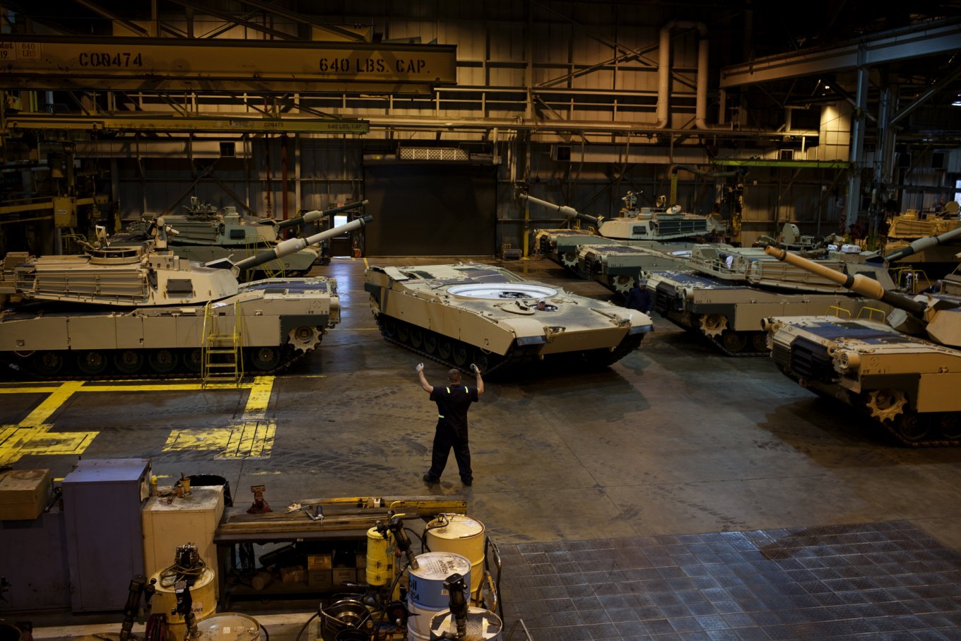 M1 Abrams manufacture at General Dynamics' Lima Army Tank Plant