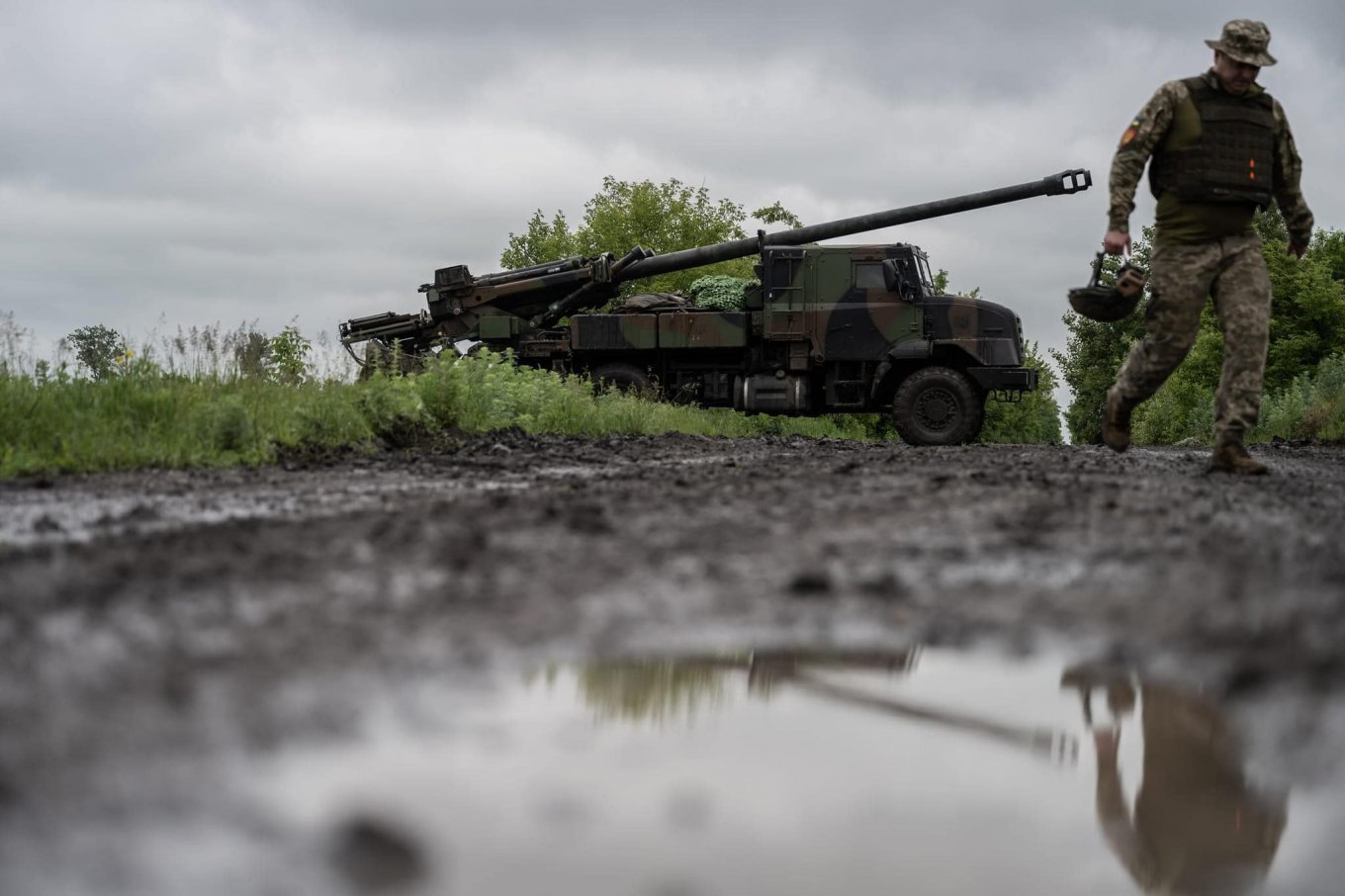 CAESAR self-propelled howitzer in Ukraine