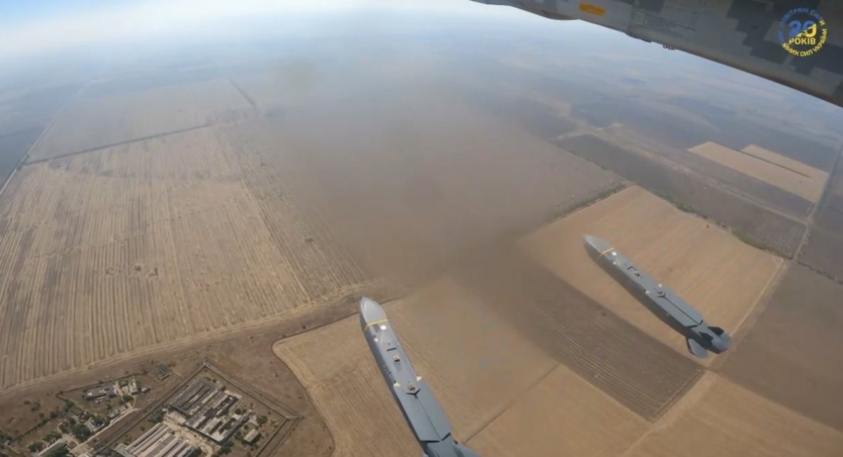 The Storm Shadow missiles launch