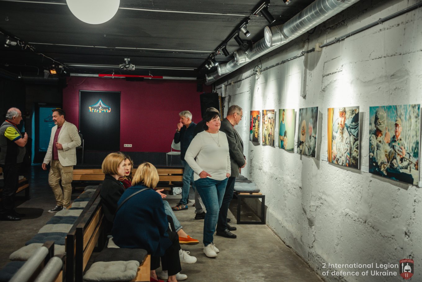 The third photo exhibition of the project 2nd International Legion: The Aesthetics of Combat Brotherhood opened its doors at the Vagabundo art space in Ivano-Frankivsk