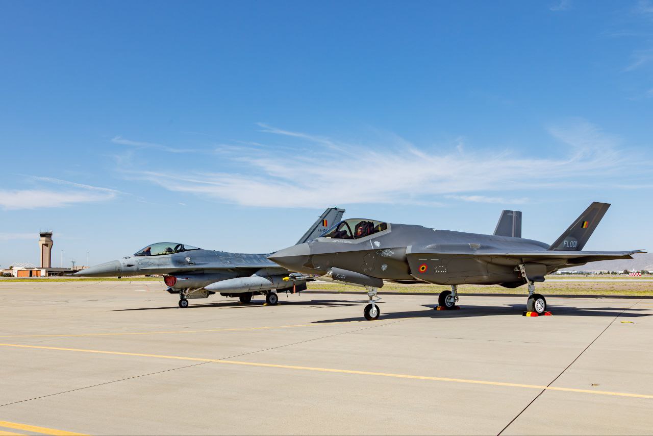 Belgian F-16s and F-35s / Photo credit: Belgian Air Force