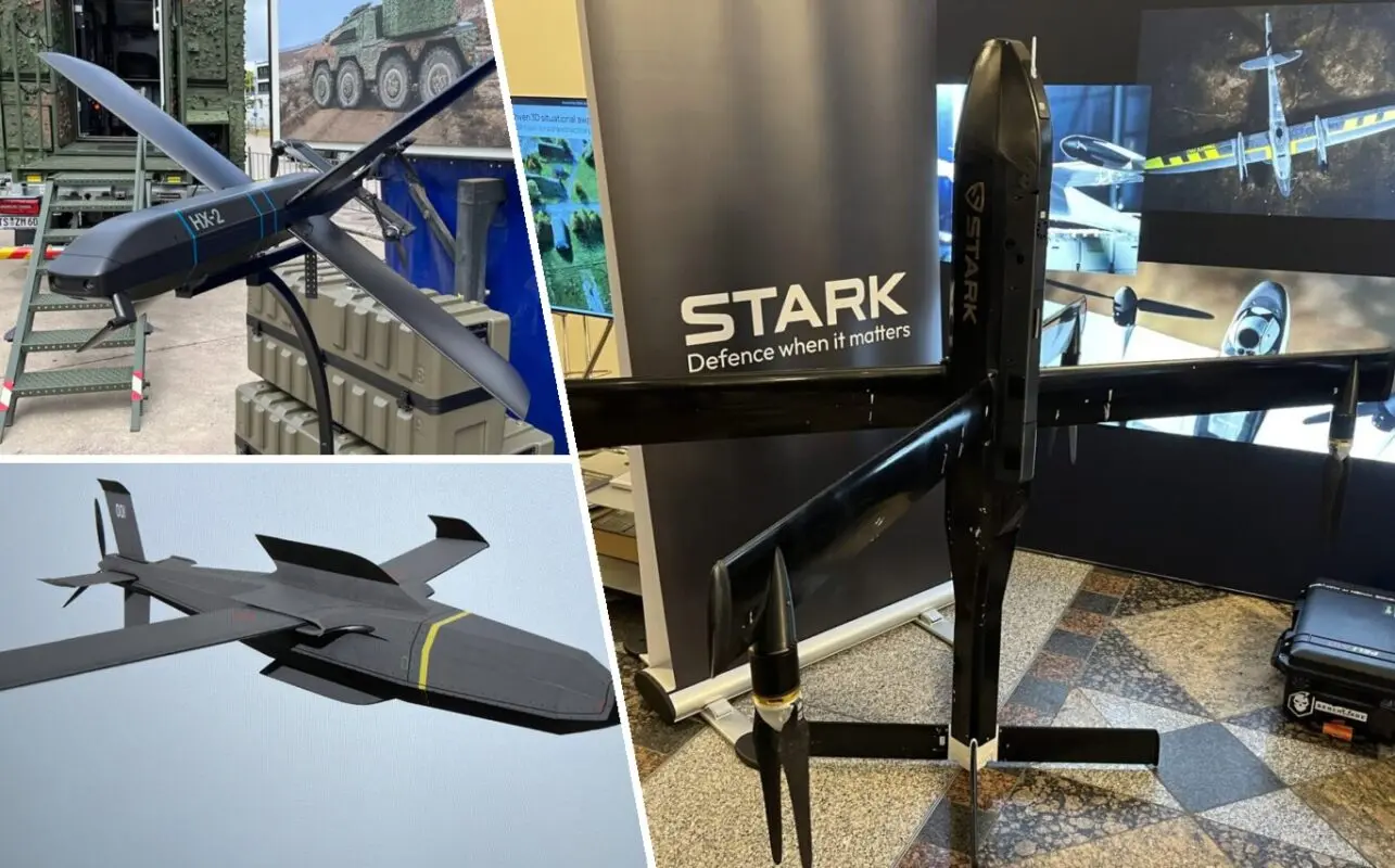 Helsing’s HX-2, STARK’s Virtus drones, plus Rheinmetall concept