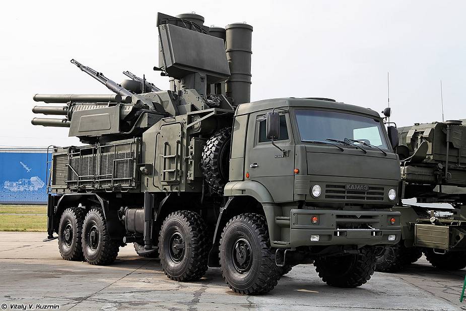 Air defense missile and gun system Pantsir-S1