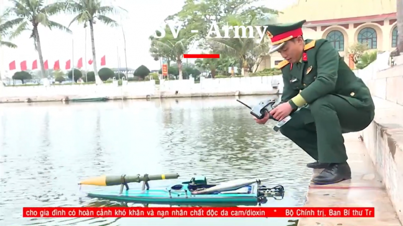 Vietnam’s Water Spider, with its remote controller / Video screenshot