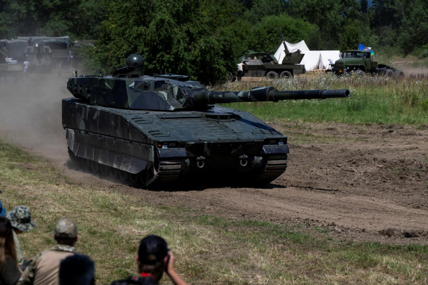 CV90120 at Tank Days in Slovakia
