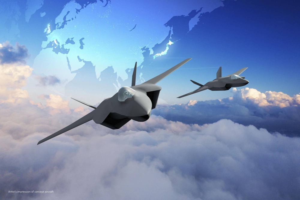 An image of a next-generation fighter jet to be jointly developed by Japan, the United Kingdom and Italy, Defense Express