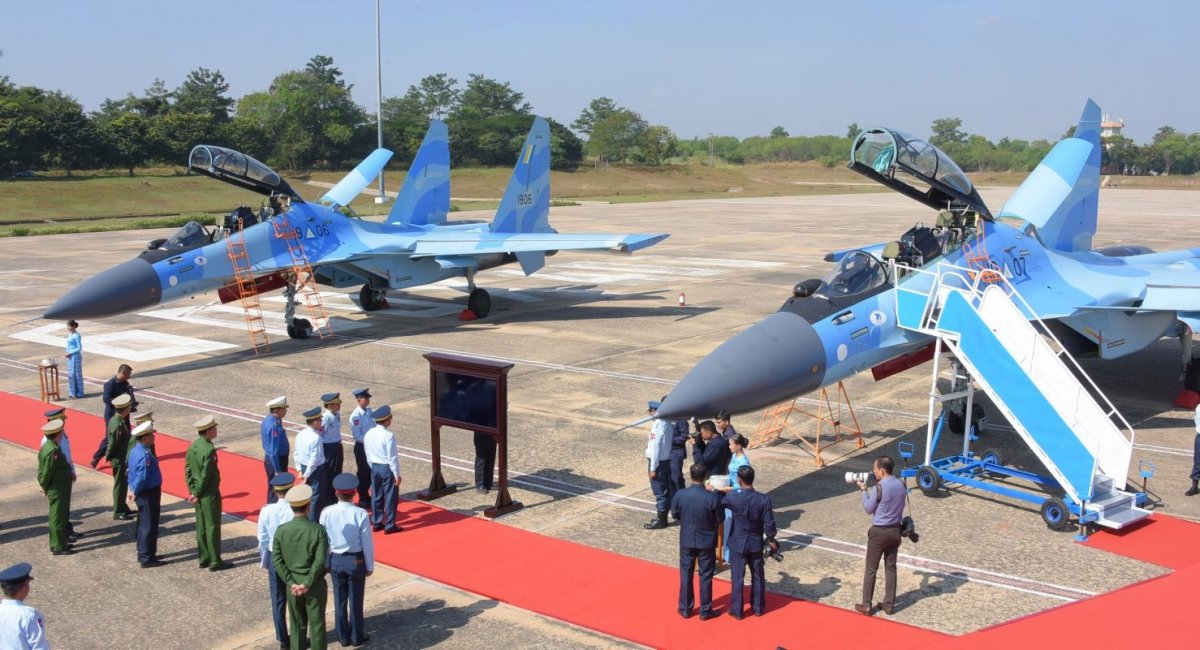 Su-30SM in service with the Myanmar Air Force