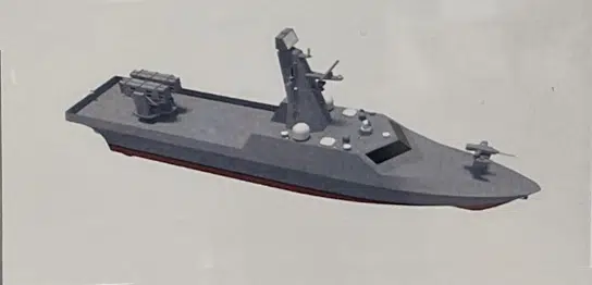 One of the versions of the Combat USV concept / Defense Express / Aircraft Carrier Project Dropped for Naval Drones: S.Korea is Building a Drone Fleet With a Mega-Flagship