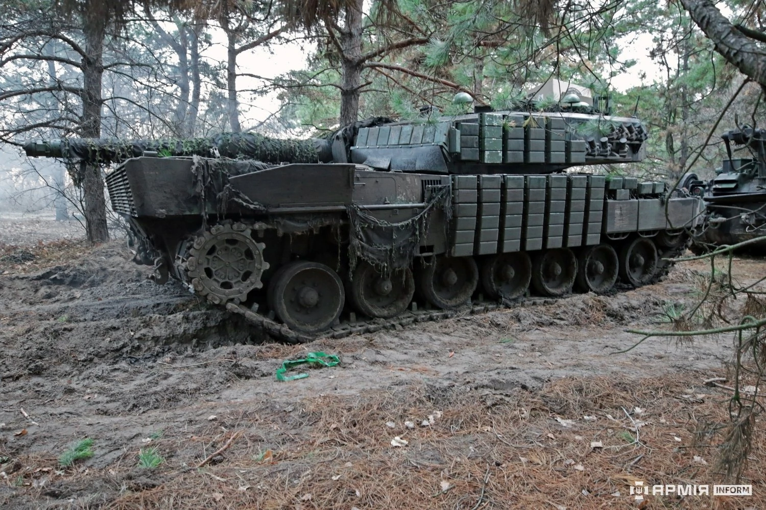 Leopard 2A4 không có ngụy trang kikimora