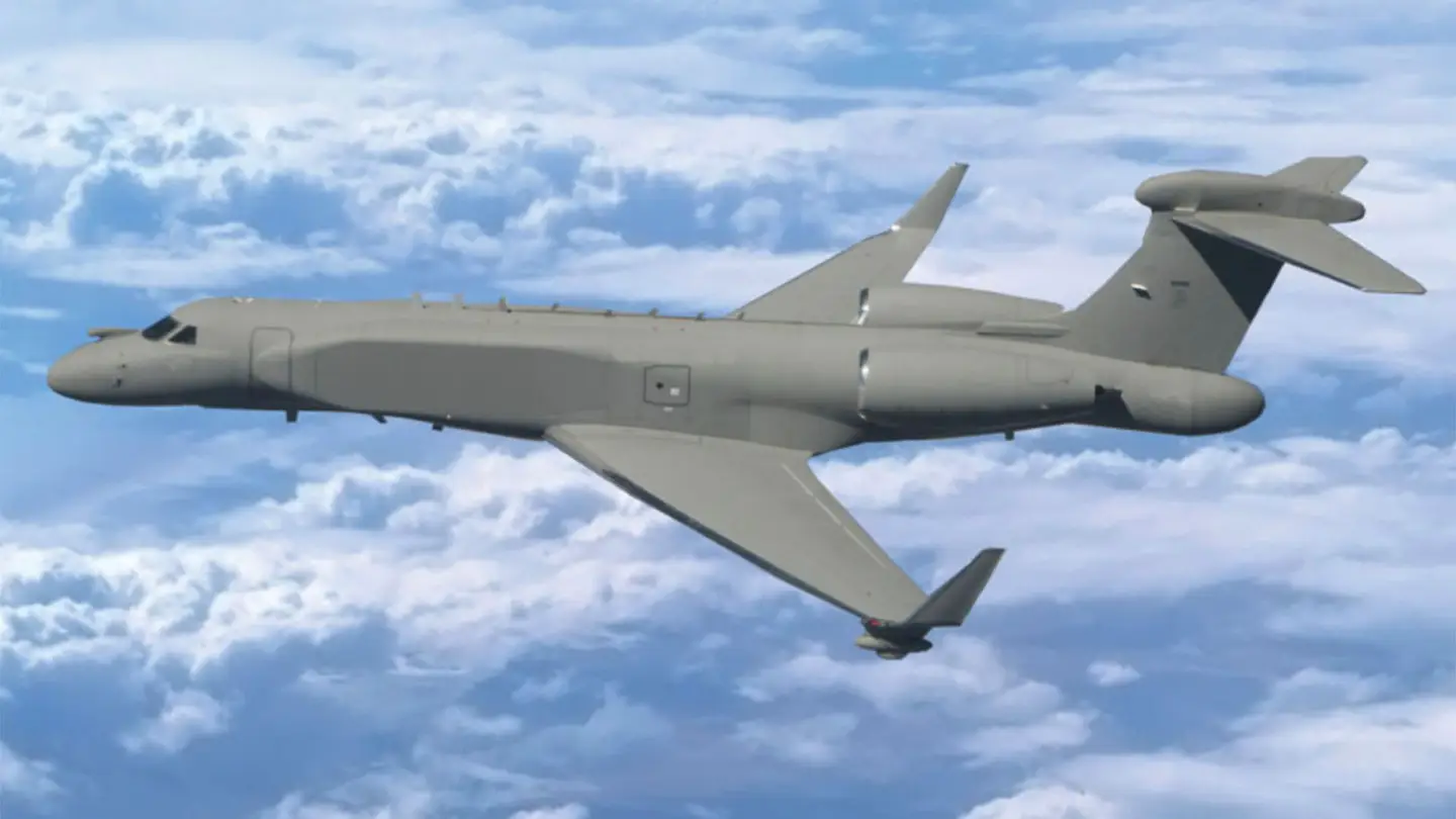 AWACS aircraft render for South Korea from L3Harris