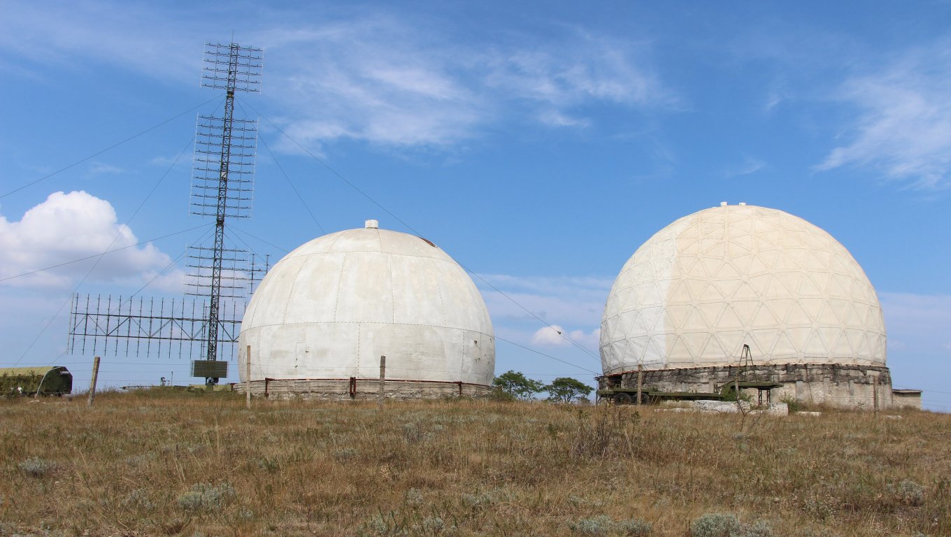 russian radar complex in Feodosiia, Crimea