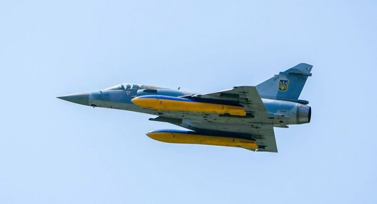 Mirage 2000-5F of the Ukrainian Air Force in Ukrainian skies