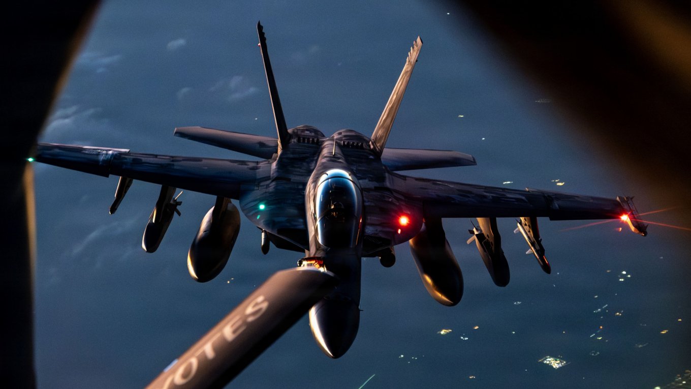 F/A-18 refueling during Operation Epic Fury / Photo credit