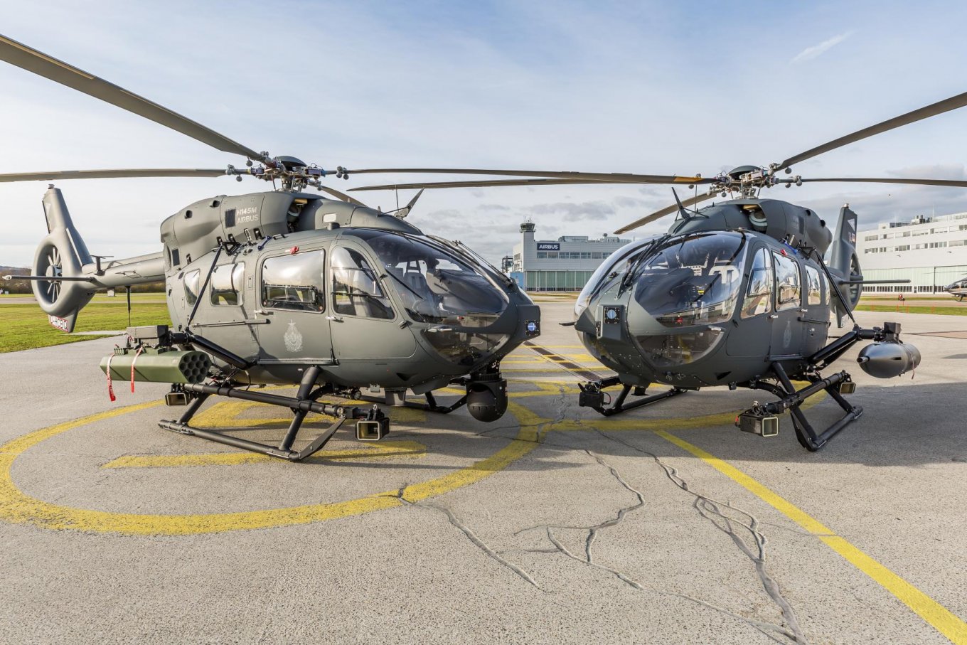 H145M is a version of H145 adjusted for the military and law enforcers