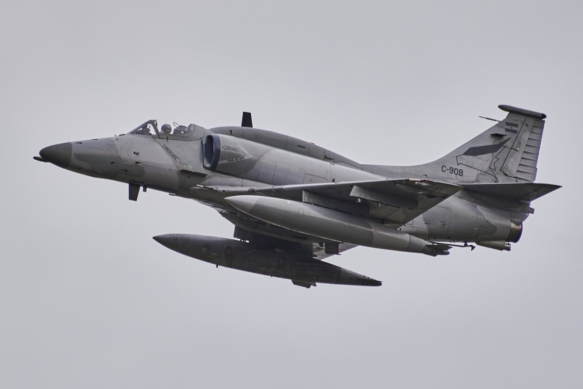Argentine Air Force A-4AR / Photo credit: Fuerza Aérea Argentina
