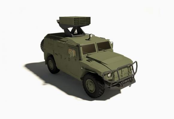Brazilian project Armadillo TA-2 in the initial version with Tigr chassis