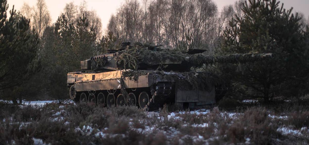 One of the former Dutch Leopard 2A6NL in service with German Bundeswehr, 2017