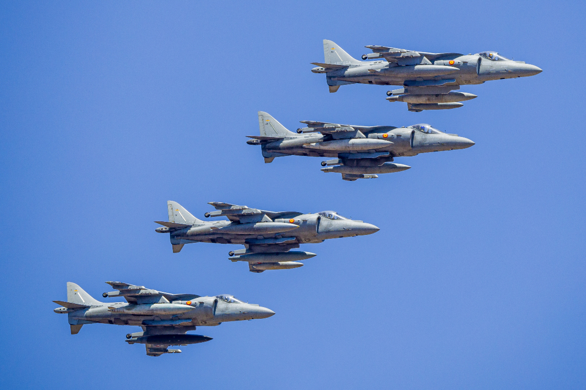 Spanish Navy AV-8B Harrier / Photo credit: Armada Española