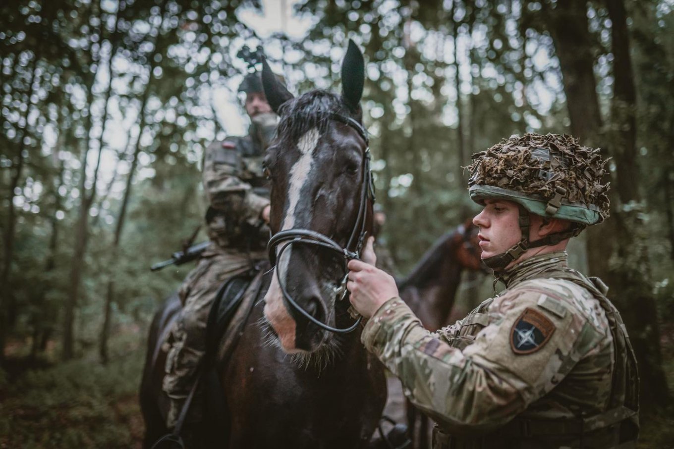 The Royal Lancers cavalry