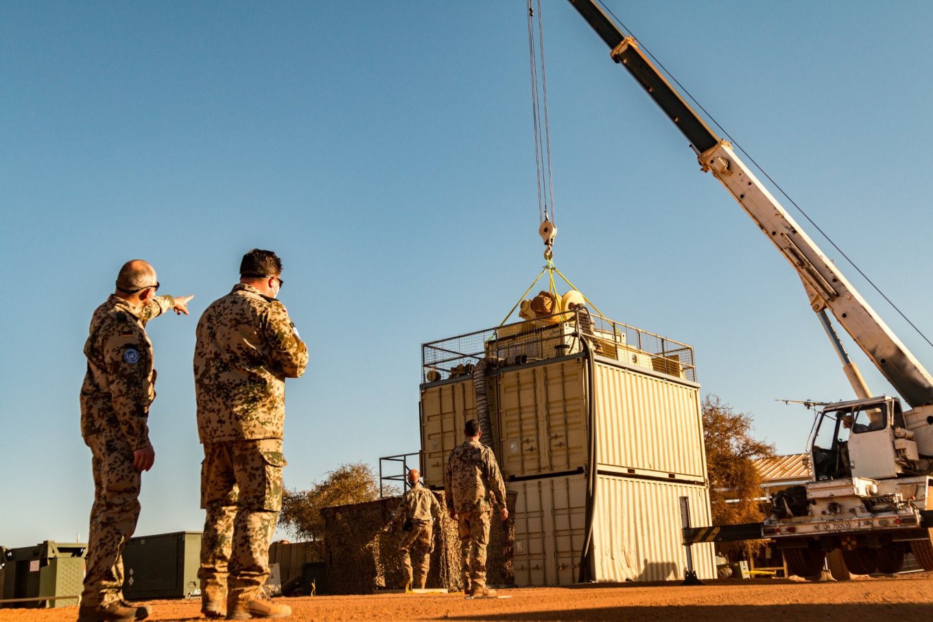 German Bundeswehr deploys a MANTIS C-RAM system in Mali, February 2021