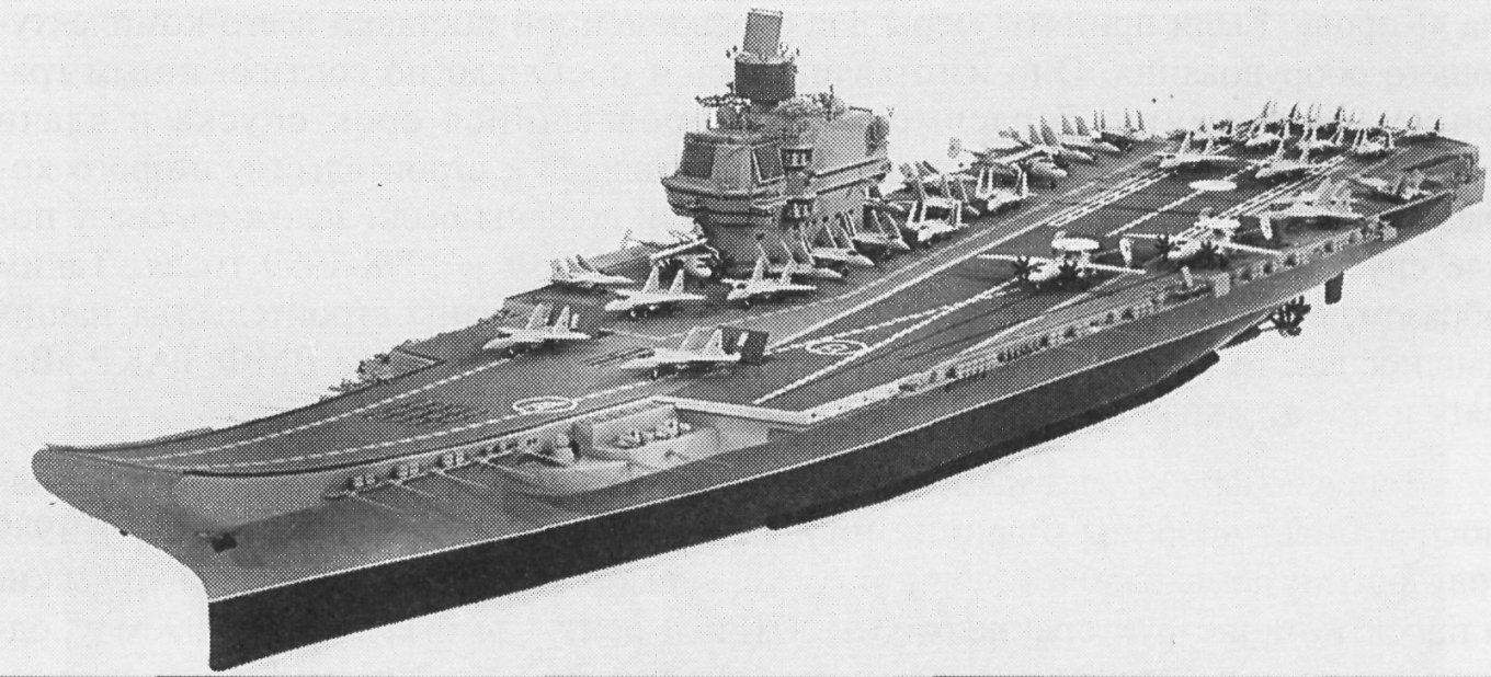 Scale model of the Soviet nuclear aircraft carrier Ulyanovsk / Defense Express / russians Grieve the Unfinished Ulyanovsk Aircraft Carrier But Nothing They Can Do